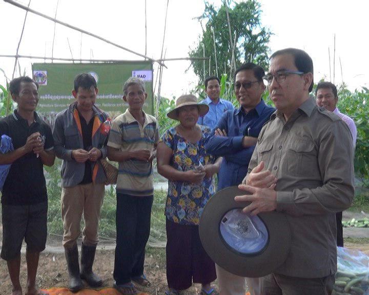 រដ្ឋមន្រ្តីក្រសួងកសិកម្ម បន្តចុះពិនិត្យការងារបង្កបង្កើនផល និងវាយតម្លៃពីផលប៉ះពាល់ និងខូចខាតដែលបណ្តាលមកពីគ្រោះធម្មជាតិ នៅខេត្តគោលដៅចំនួន២បន្ថែមទៀត