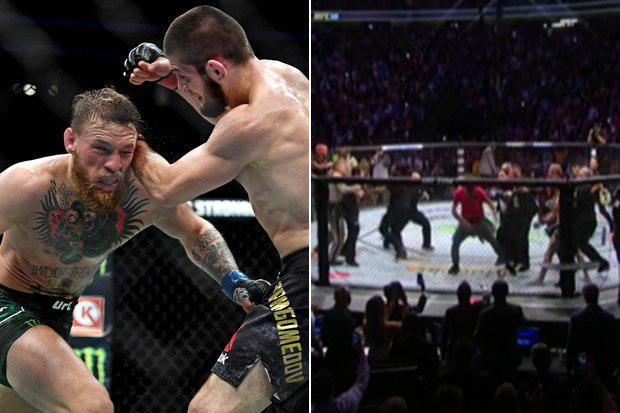 អ្នកប្រដាល់ក្នុងទ្រុង McGregor និង Khabib ត្រូវជាប់ពិន័យដូចគ្នា ក្រោយមានបញ្ហានៅ UFC 229