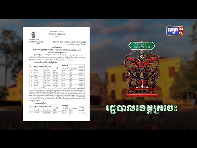 ខេត្តក្រចេះ ឆ្លងថ្មី៧នាក់ (Video Inside)