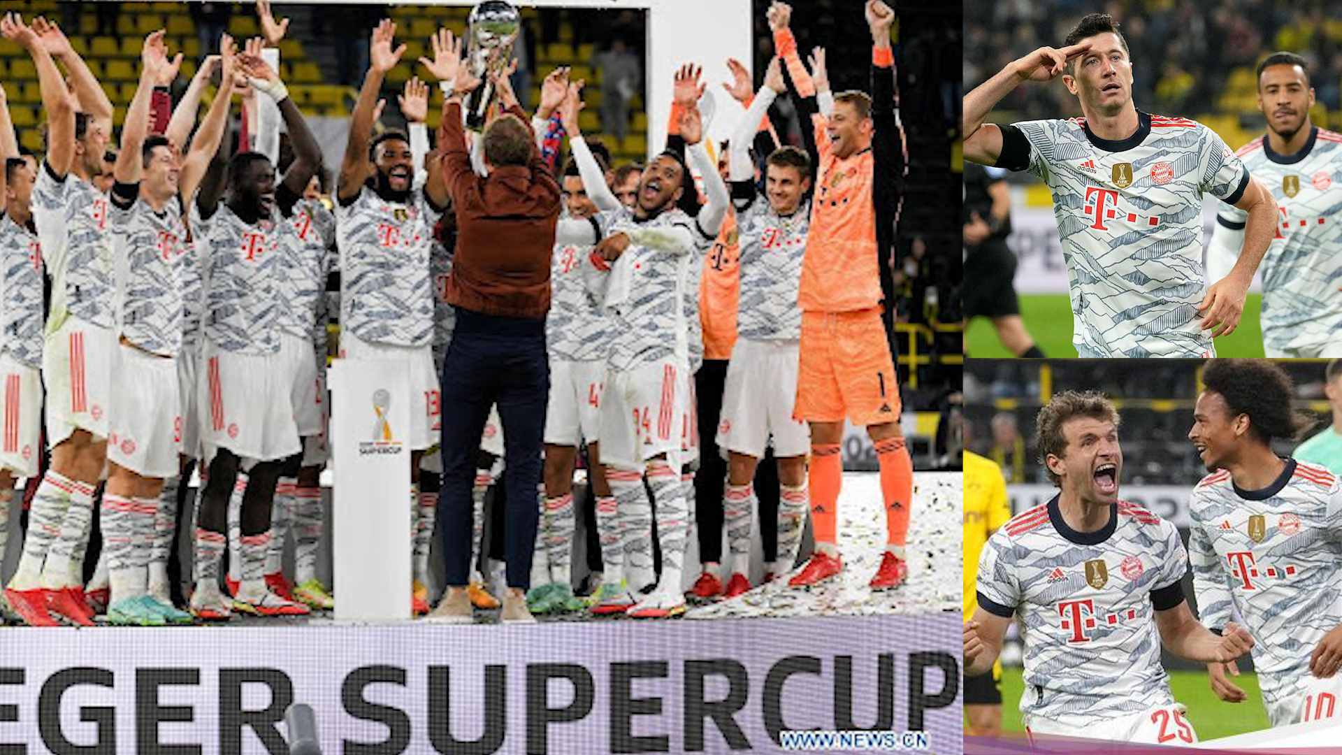 Bayern Munich លើកពាន Super cup  ក្រោយយកឈ្នះ Dortmund ៣-១