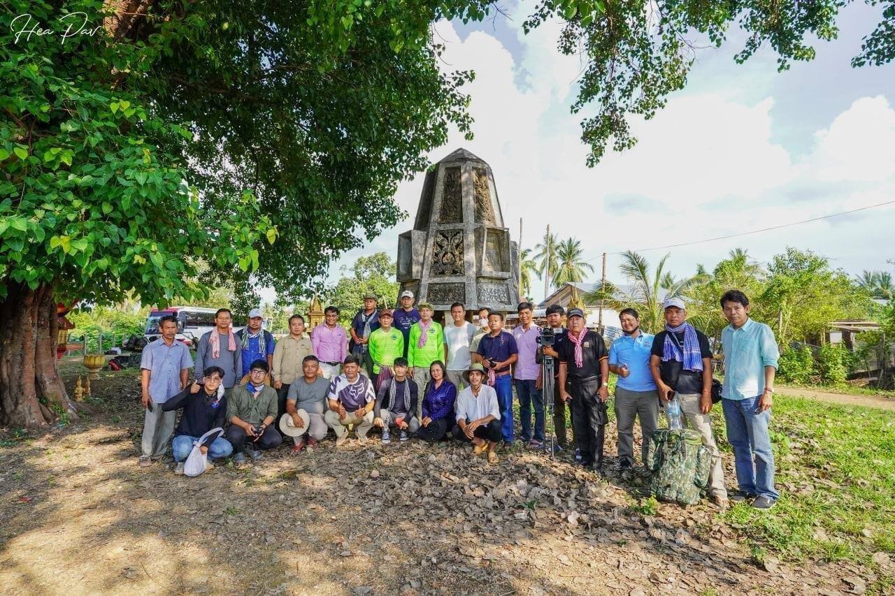 ភ្ញៀវទេសចរដែលទៅដល់ស្ទឹងត្រែងមិនសូវរំលង «ស្ដូបបុរីអូរស្វាយ» មានអាយុកាលជិត៦០ឆ្នាំ