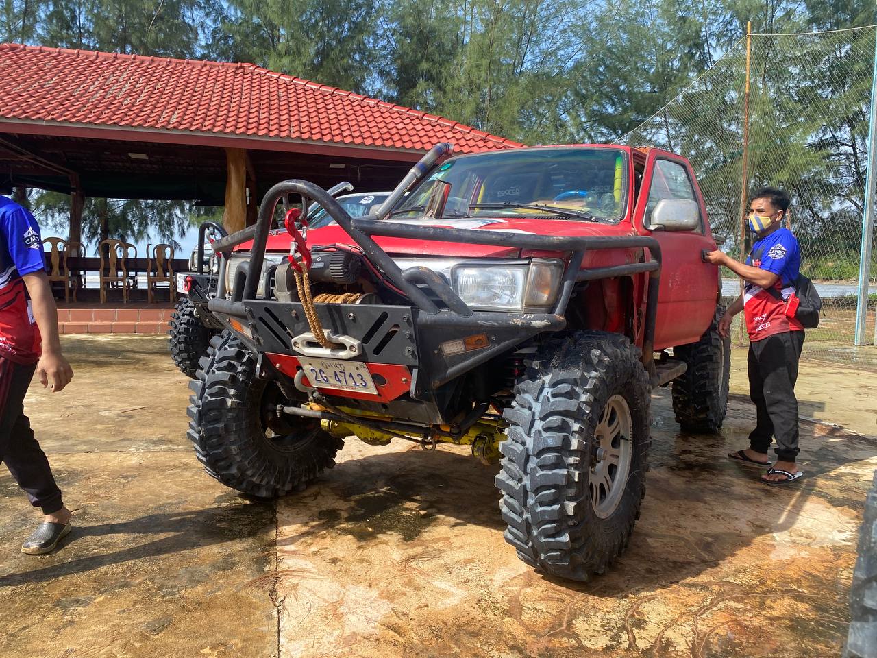 ក្រុមរថយន្ត Off Road កម្ពុជា បានមកដល់ប្រទេសថៃ ត្រៀមការប្រកួត Off Road ជាលក្ខណៈអន្តរជាតិ នៅខេត្តកានឆាណាក់បូរី