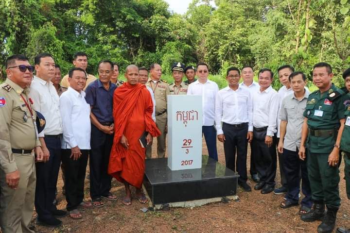 ព្រះធម្មវនវាសីបណ្ឌិត ចន្ទ មុនី និមន្តទៅទស្សនកិច្ច នៅច្រកទ្វារ​ព្រំដែនអន្តរជាតិ នៅខេត្តរតនគិរី