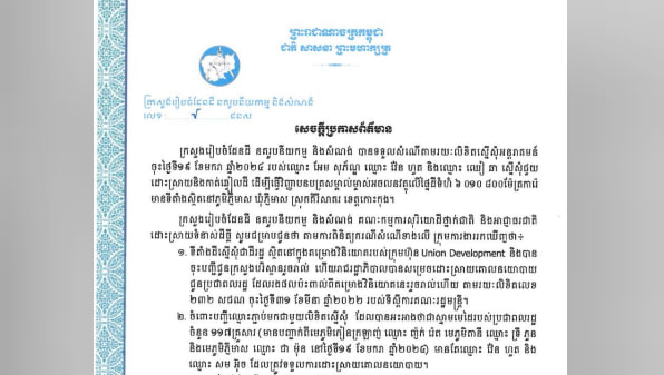 ក្រសួងរៀបចំដែនដី នគរូបនីយកម្ម និងសំណង់ គណៈកម្មការសុរិយោដីថ្នាក់ជាតិ