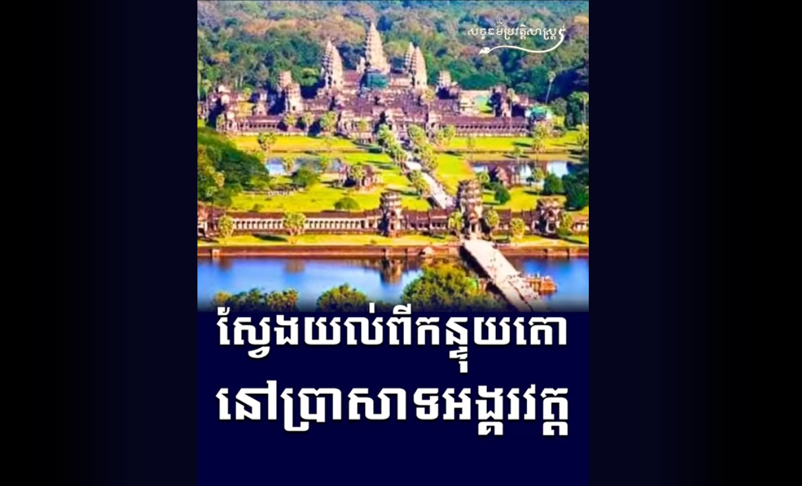 “វីដេអូ៖ ស្វែងយល់ពីកន្ទុយតោ នៅប្រាសាទអង្គរវត្ត”