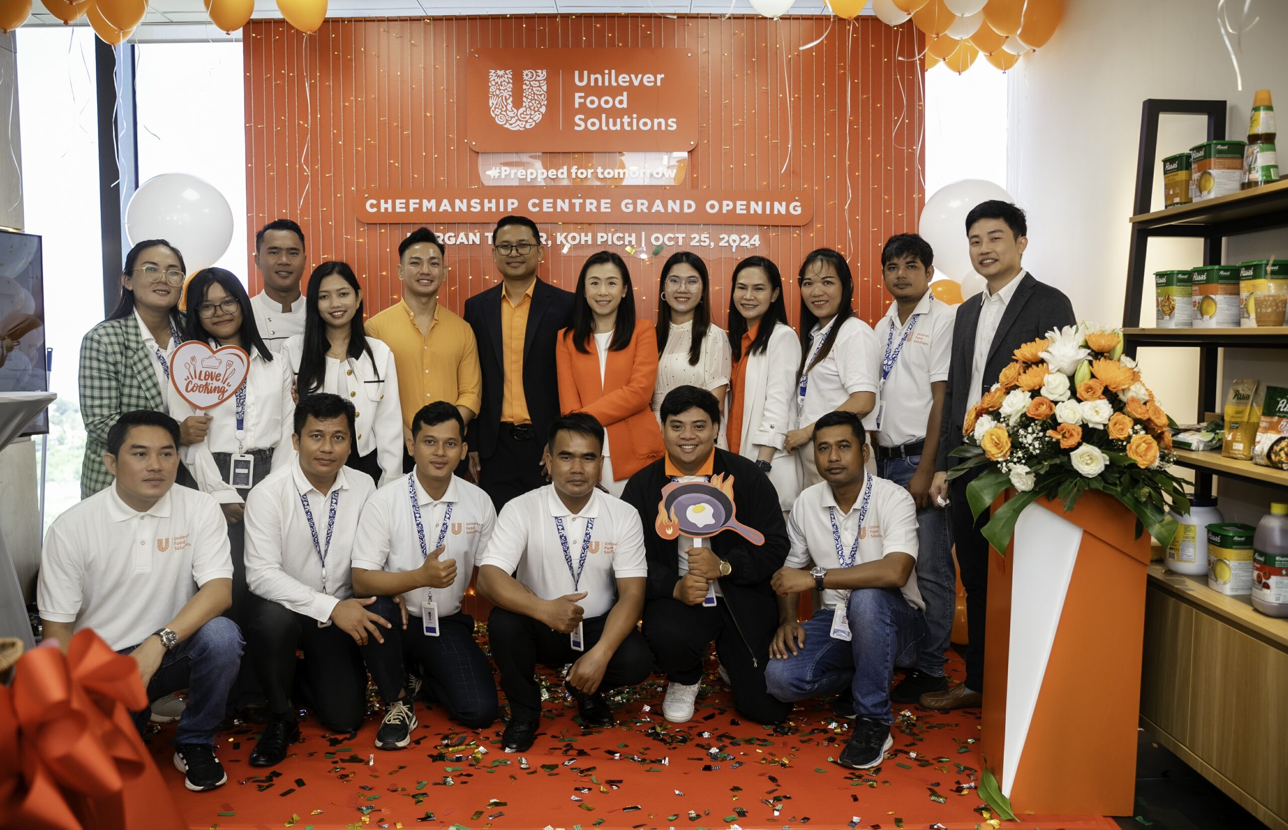 Unilever Food Solutions សម្ពោធមជ្ឈមណ្ឌលចុងភៅទំនើបនៅកម្ពុជាដែលជួយគាំទ្រដល់ចុងភៅ និង លើកកម្ពស់​ឧត្តមភាព​ផ្នែកម្ហូបអាហារ