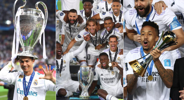 Real Madrid ជោគជ័យបំផុតក្នុងប្រកួតអន្ដរជាតិដោយឈ្នះពាន១៤ ពីការលេងផ្ដាច់ព្រ័ត្រ១៥លើក
